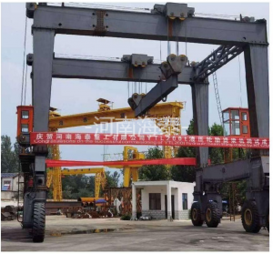 泰國(guó)-液壓輪胎提梁機(jī)-YTL100+100t-13.1m